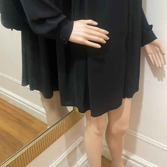 Se’zane Elegant mini Black Dress long sleeve - Picture 8 of 16